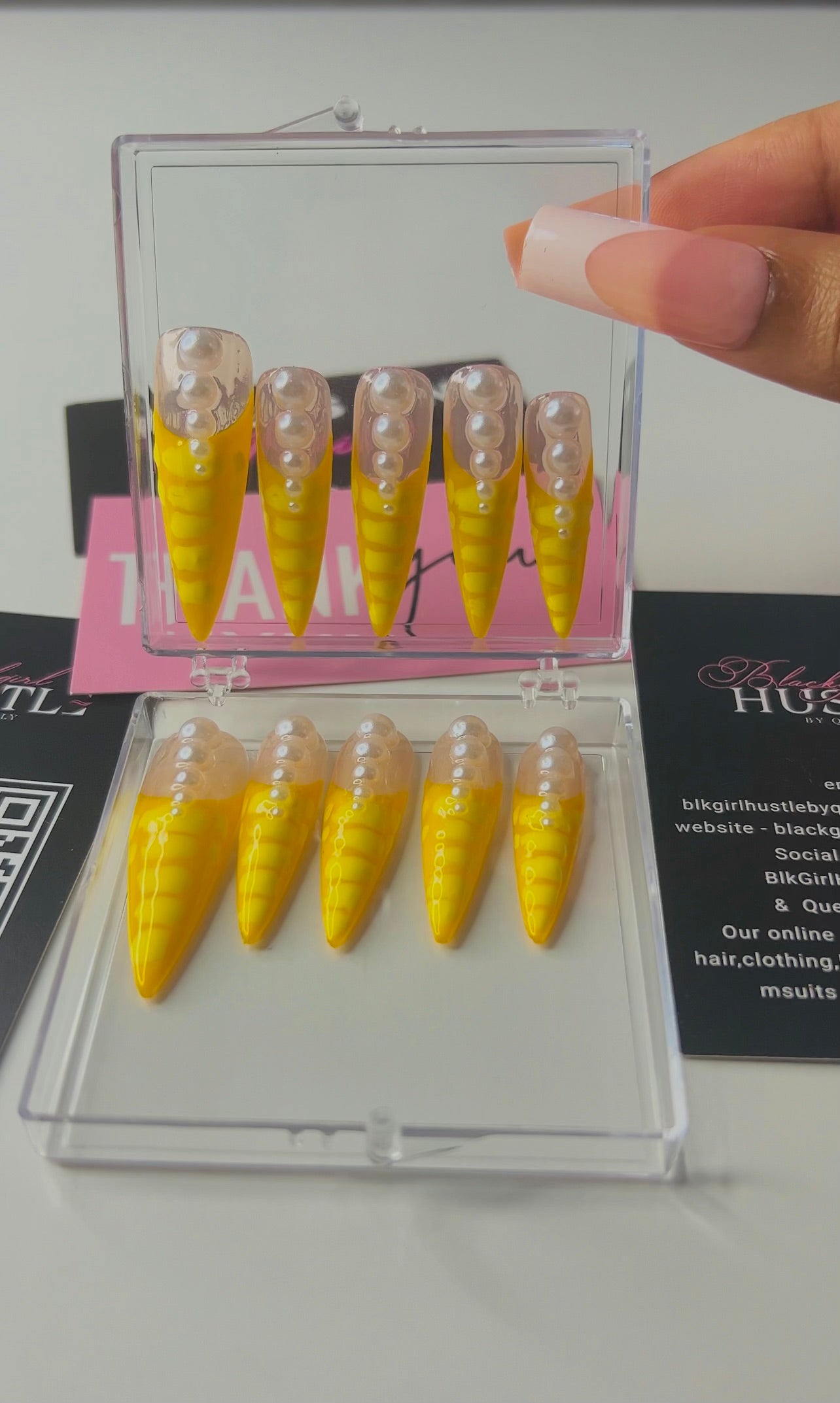 Pearly Summer Press On