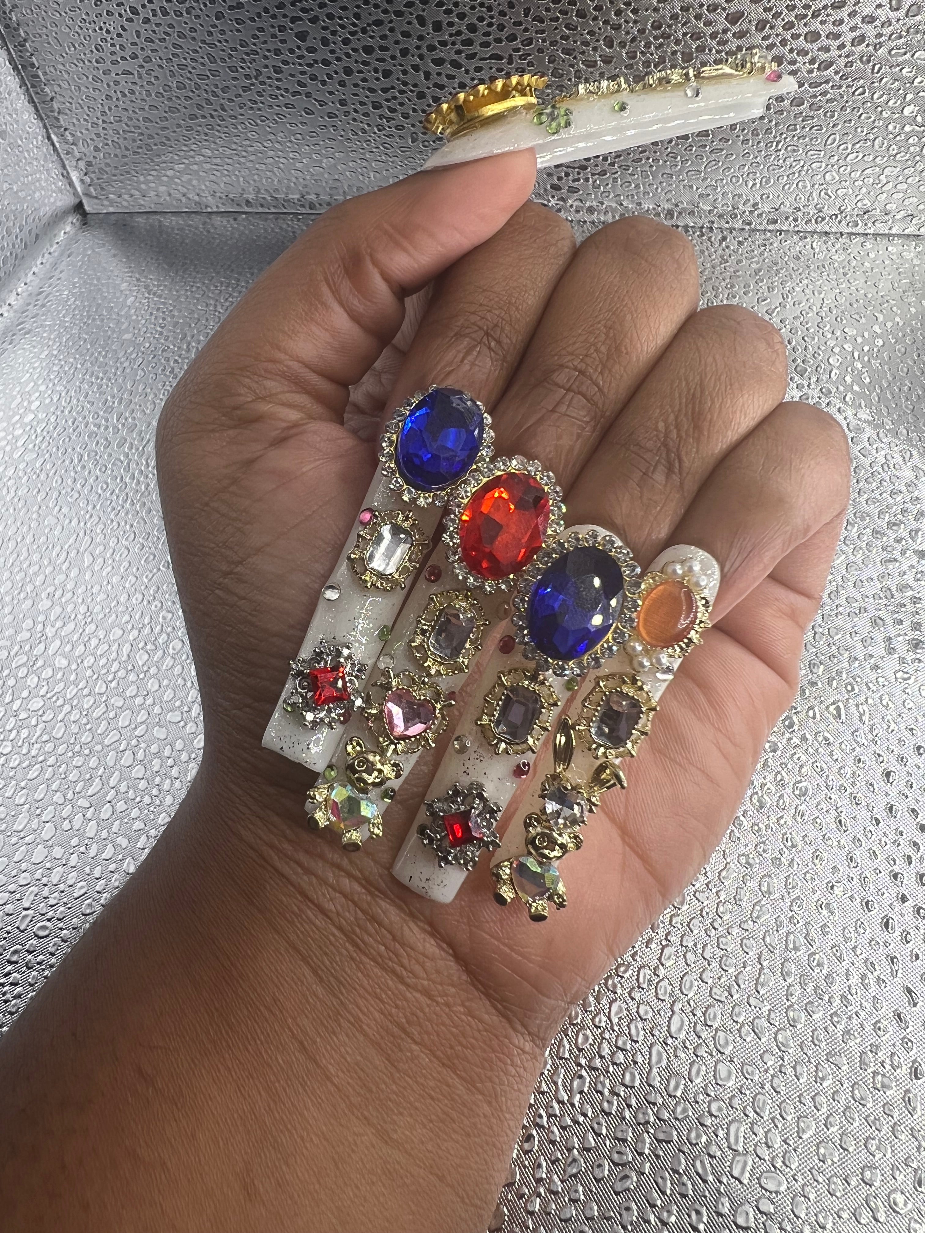 Bling Bling Gem Nails