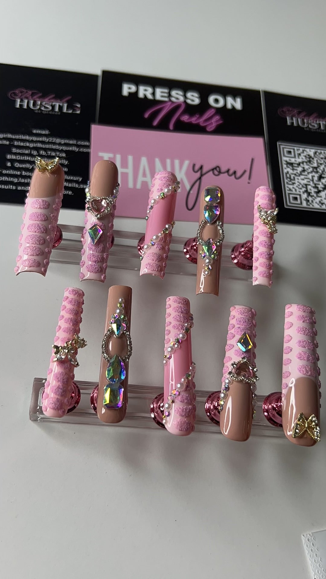 Cotton Candy Love Press On