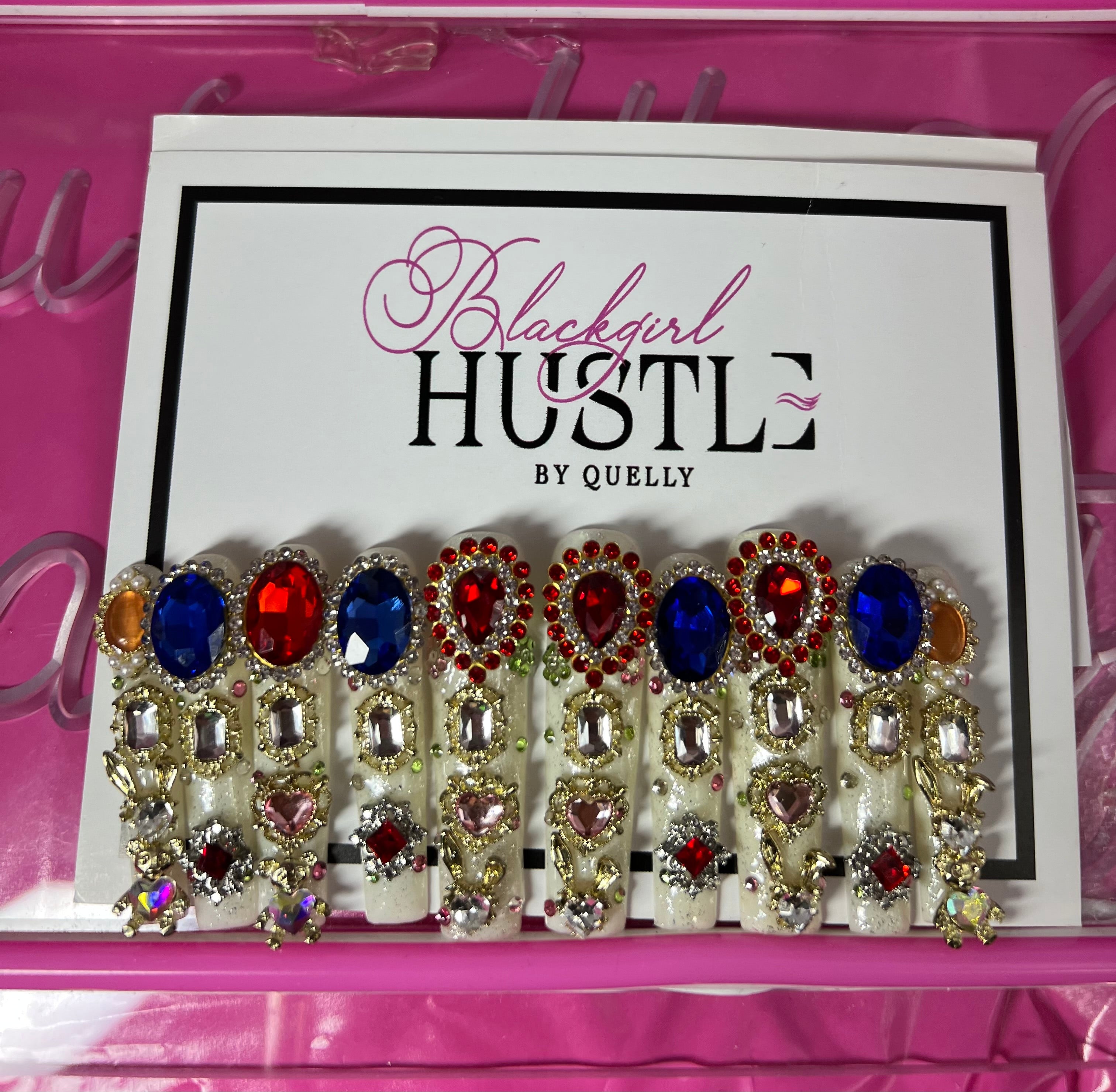 Bling Bling Gem Nails