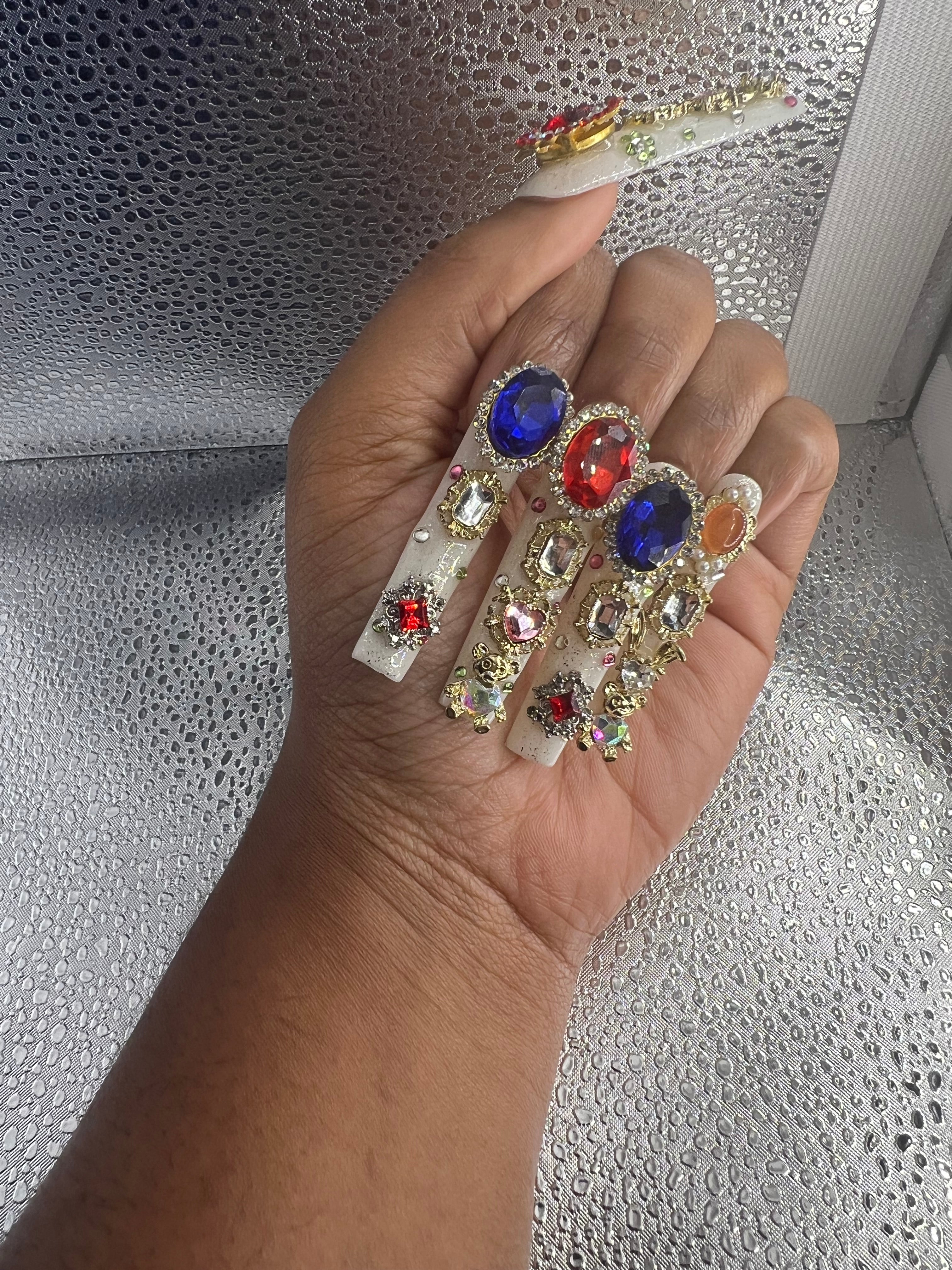 Bling Bling Gem Nails