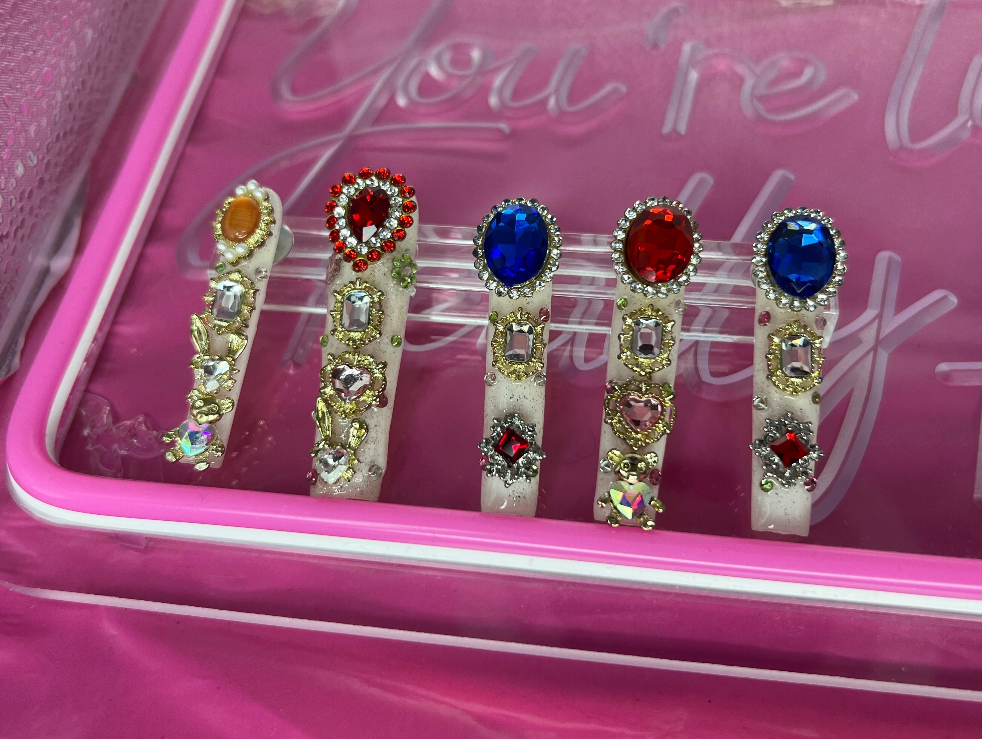 Bling Bling Gem Nails