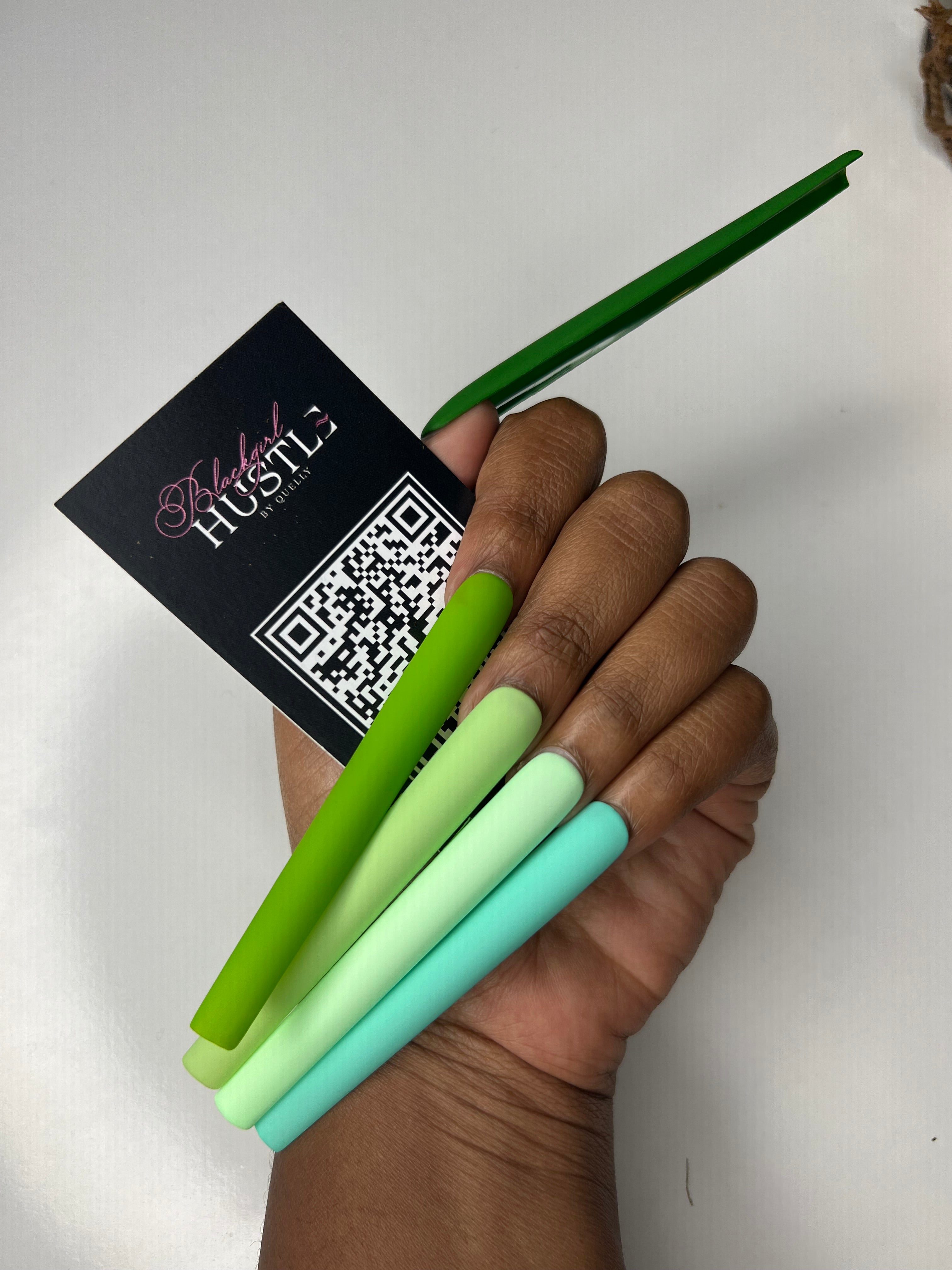 Fifty Shades Of Green PressOnNails