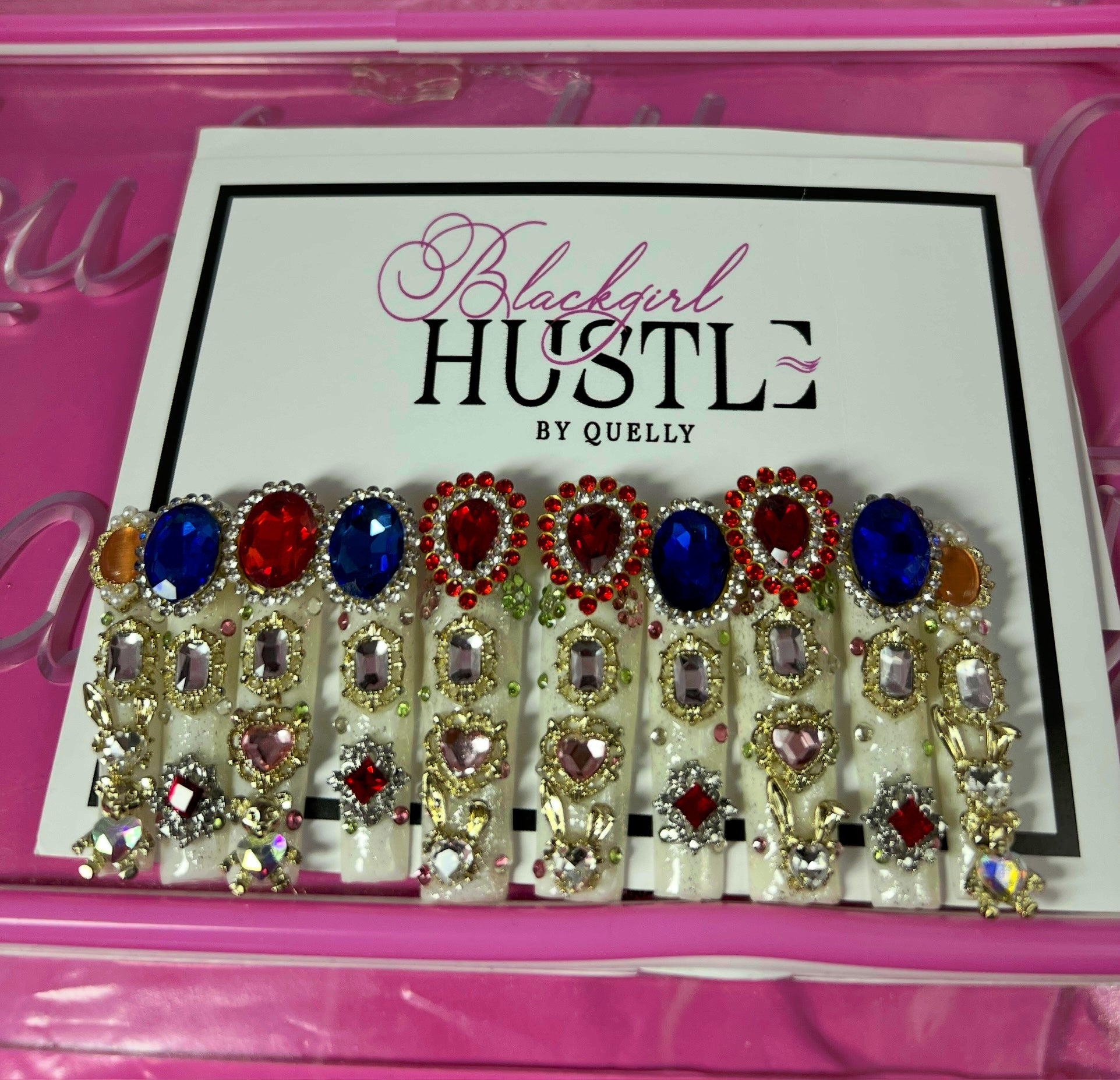 Bling Bling Gem Nails